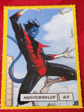 Loblaws Marvel Stickers - 63 Nightcrawler - MAKE A BUNDLE!!